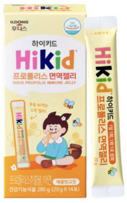 하이키드 프로폴리스 면역젤리 14p, 280g, 3개