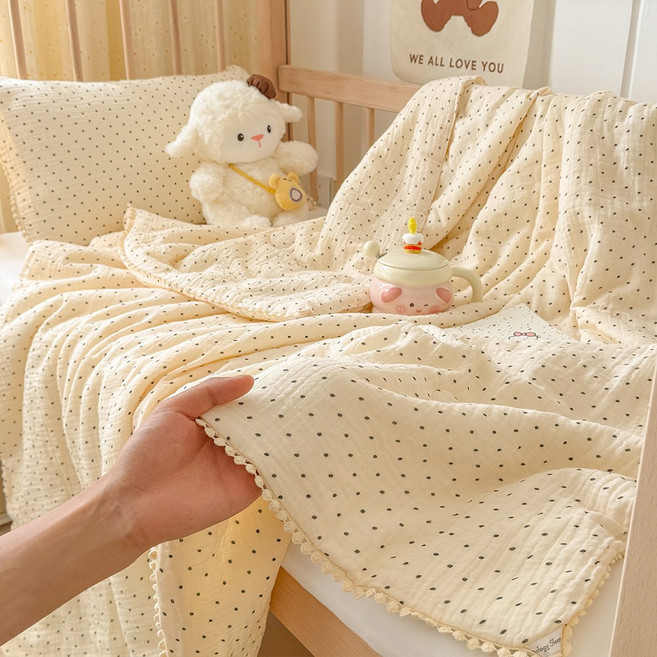 수스존 사계절 프리미엄 순면 이중 거즈 차렵이불