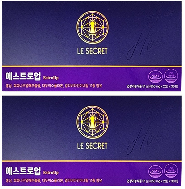 뉴트리원 르시크릿 에스트로업, 60정, 2개