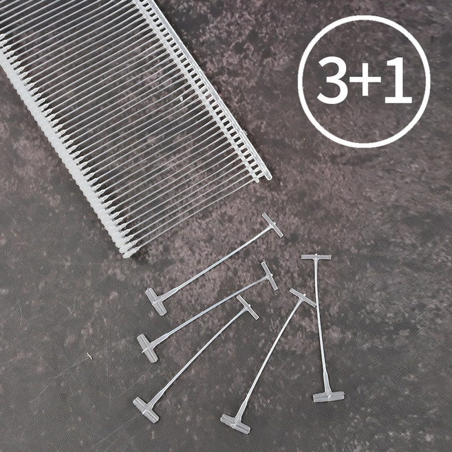워니네 택핀 35mm (5000개입) x 4개 의류라벨 태그핀 택고리 라벨끈 상표끈 택끈 택건 택총