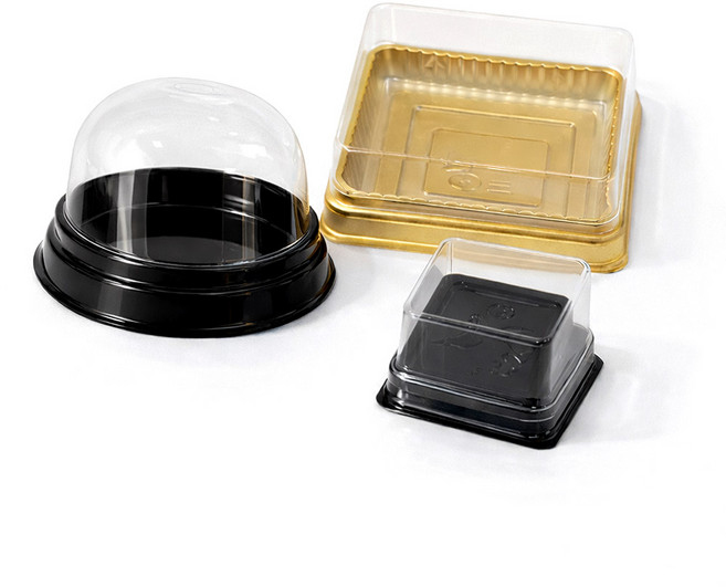 국내제작 화과자 디저트 초콜릿 양갱 떡 포장 케이스, 50개, 사각골드