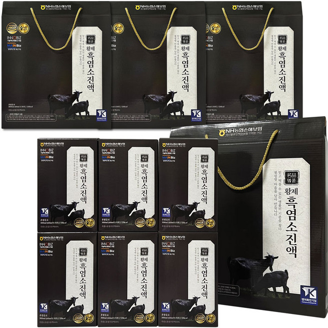 더존건강 황제 흑염소 진액, 4개, 1.8L