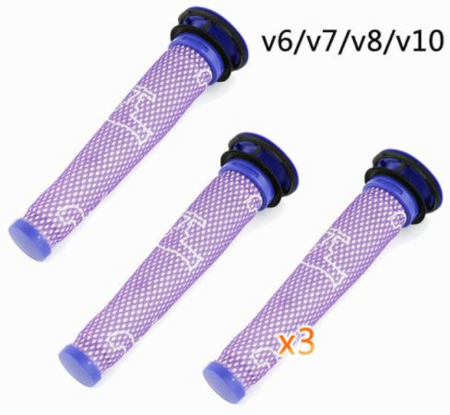 다이슨 호환 v6 v7 v8 v10 용 예비 부품 교체 가능 스마트 가전 전면 후면 필터 코어 키트 로봇 진공 청소기 액세서리, 04, 1개