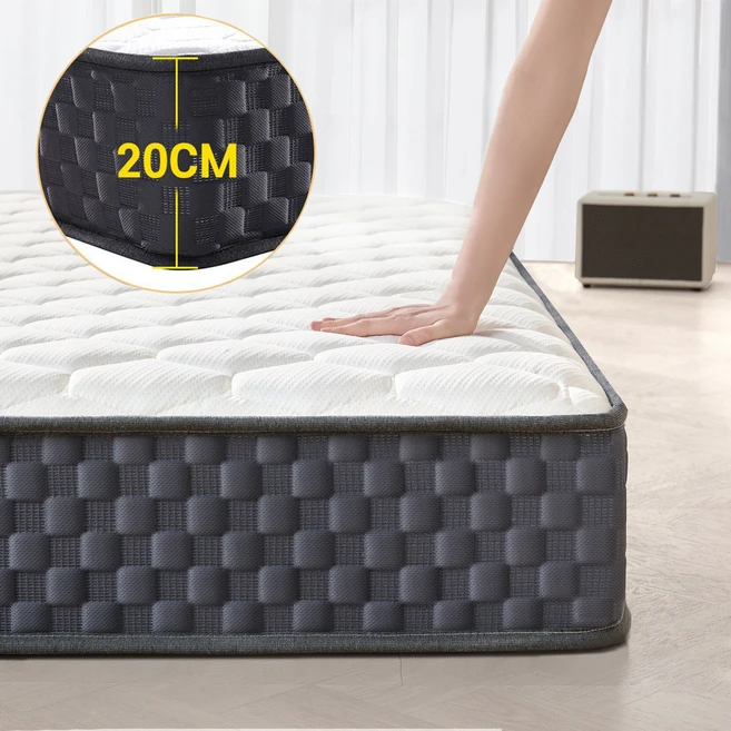 KURUA 침대 매트리스(슈퍼싱글)독립스프링 매트리스, 20cm, 중간 - 쿠팡