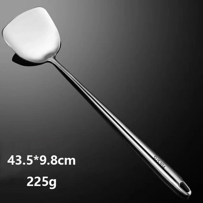 304 스테인레스 스틸 Wok 주걱 금속 액세서리 슬롯 터너 쌀 숟가락 국자 요리 도구기구 세트 Dropshipping, 1개, 09 A1