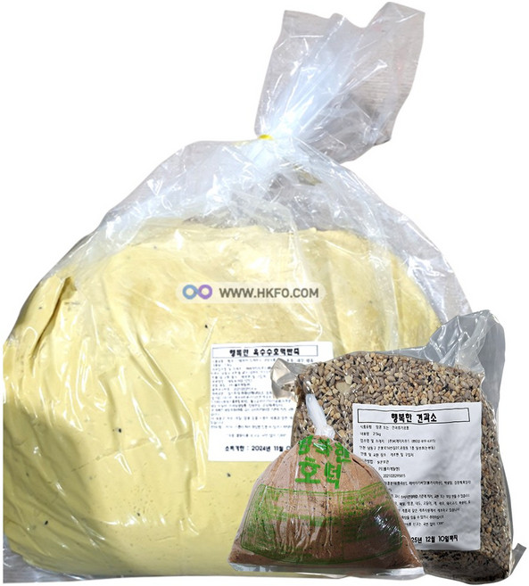 행복한 옥수수 호떡 반죽 10kg + 호떡소 1.2kg + 씨앗 견과소 2.5kg 세트 HACCP인증, 1개, 13.7kg