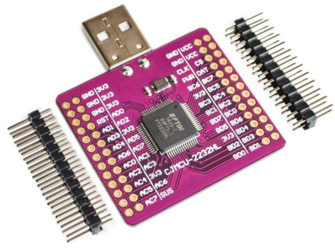 CJMCU-2232 FT2232HL USB 턴 UART/FIFO/SPI/I2C/JTAG/RS232 모듈 외부 메모리