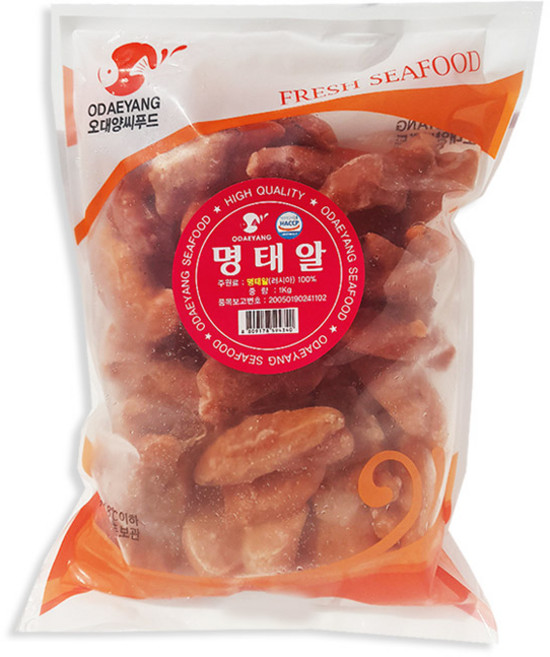 [오대양씨푸드] 명태알 1kg 알곤이 동태 알탕재료, 1개