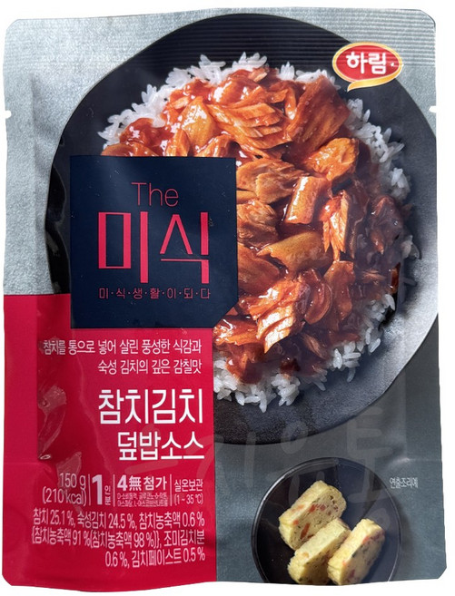 더미식 참치김치 덮밥소스, 150g, 5개