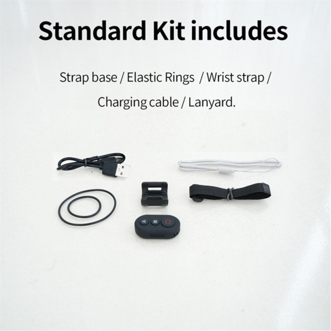 NEW 액션 5/4 무선 블루투스 리모컨 (손목 스트랩 줌 기능 포함) DJI 오즈모 카메라용 원키 웨이크업, [01] Remote, 1개