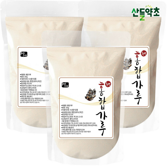 국내산 홍합 가루 분말 300g 천연 조미료 양념가루, 3개