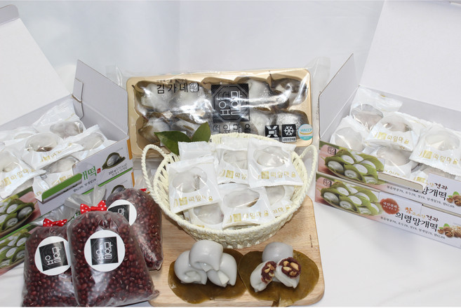 의령 망개떡 (팥 견과) 60개 떡선물세트, 30g