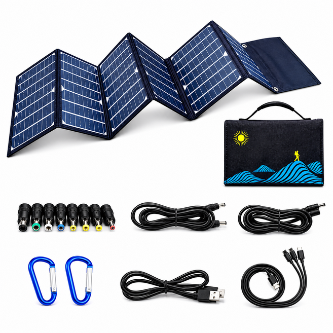 Felsted菲仕德 ETFE 太陽能充電板 雙USB+DC輸出, 1個, 50W 充手機 充行動電源 快充！隔日達