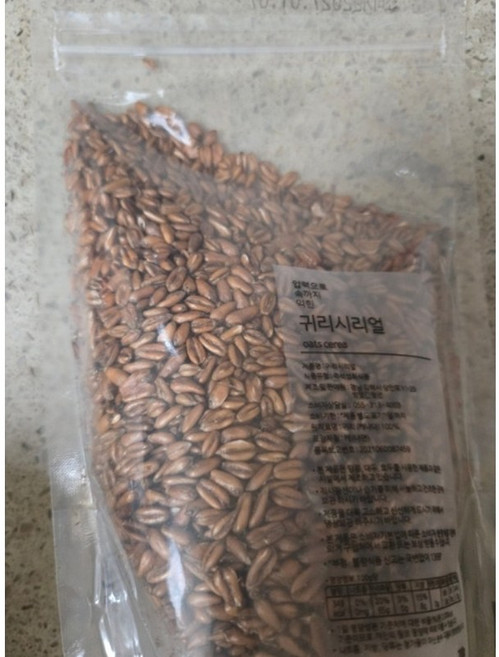 압력으로 쪄서 볶은 바삭하고 부드러운 귀리퐁 귀리시리얼 대용량, 200g, 1개