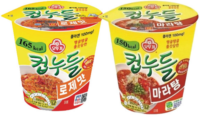 [요기쏴] 오뚜기 컵누들 마라탕6개+ 로제맛6개, 1개