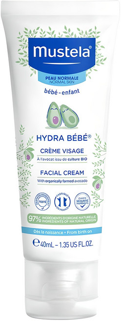 무스텔라 이드라 베베 페이셜 크림, 40ml, 1개