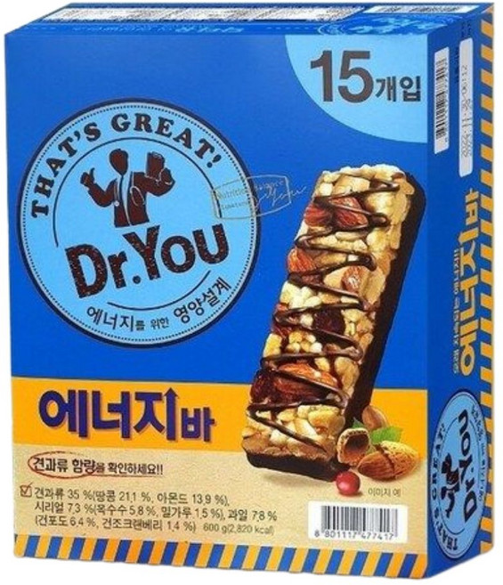 오리온 닥터유 에너지바