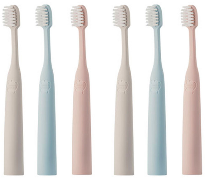 그린핑거 마이키즈 칫솔 3단계 6P, 단품