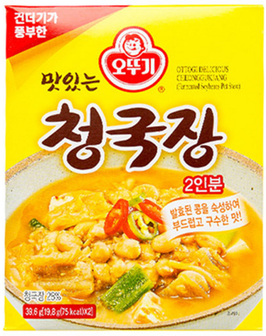 오뚜기 맛있는 청국장, 39.6g, 24개
