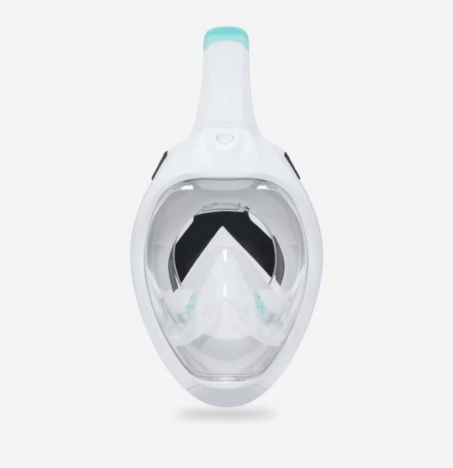 데카트론 수베아 이지브레스 성인 스노클링 마스크 500 그레이 S/M M/L