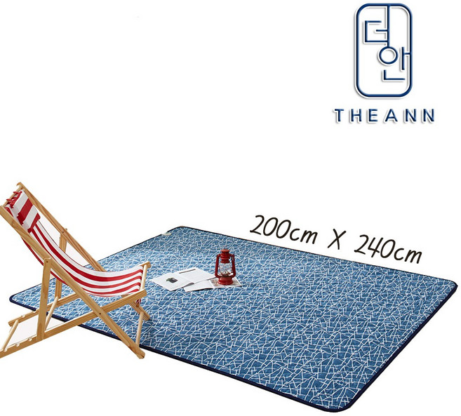 EMF 캠핑 전기 매트/장판/요 분리난방 온열 탄소 카본매트 모던라인 2000x2400