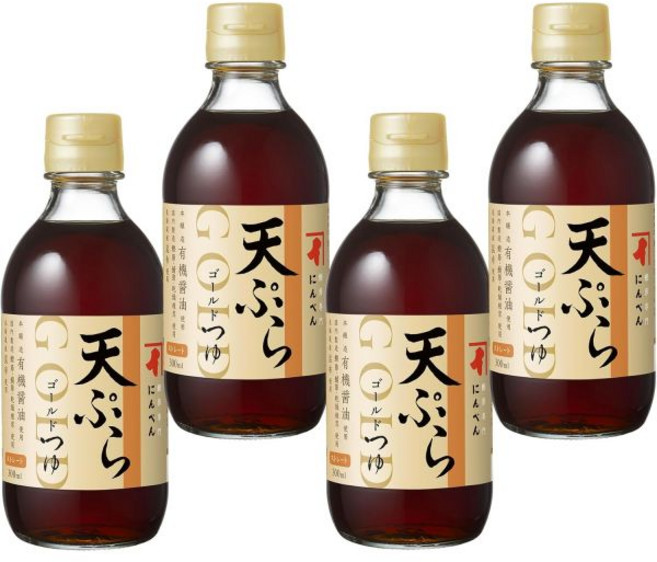 일식 국물 조미료 닌벤 골드 소스 메밀국수 300mlx3병, 튀김, 300ml