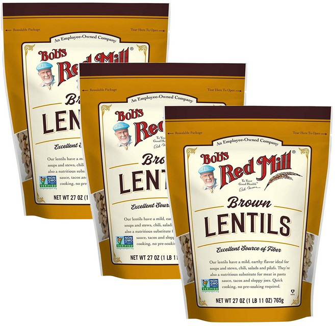 밥스레드밀 렌틸 헤리티지 빈, 765g, 3개