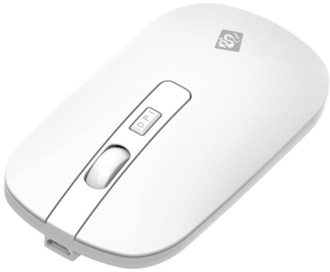 精準操控 人體工學設計 輕巧便攜, 白, 4D充電式雙模無線滑鼠