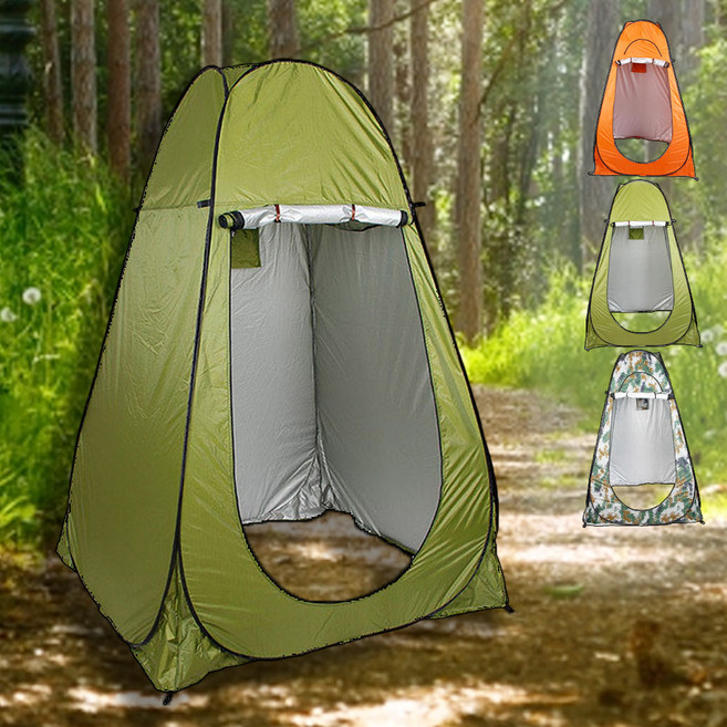 캠핑 줄서지 않는 나만의 샤워실텐트 화장실텐트 노지탈의실, 밀리터리, 1개