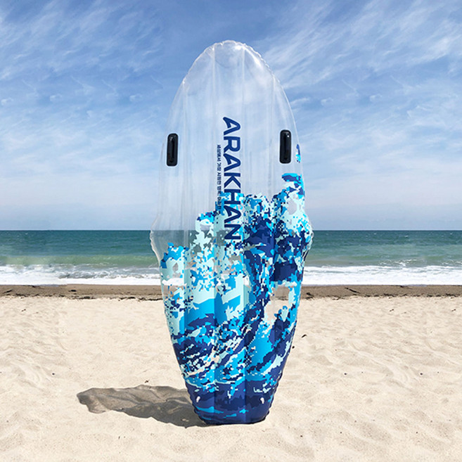 웨이브 플렉스 서핑보드 물놀이 튜브 용품 파도타기튜브, 아라칸 웨이브 서핑보드, 1개