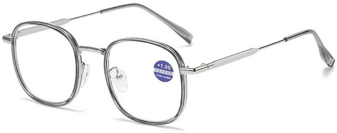 維新光學UV400老花眼鏡 復古圓框濾藍光 輕盈舒適 大框修顏 男女通用