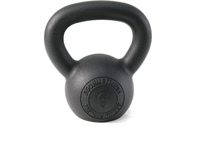 파워 케틀벨 6kg 무쇠 크로스핏 웨이트 근력 운동 홈트 스윙 덤벨 아령 헬스, 단품, 단품