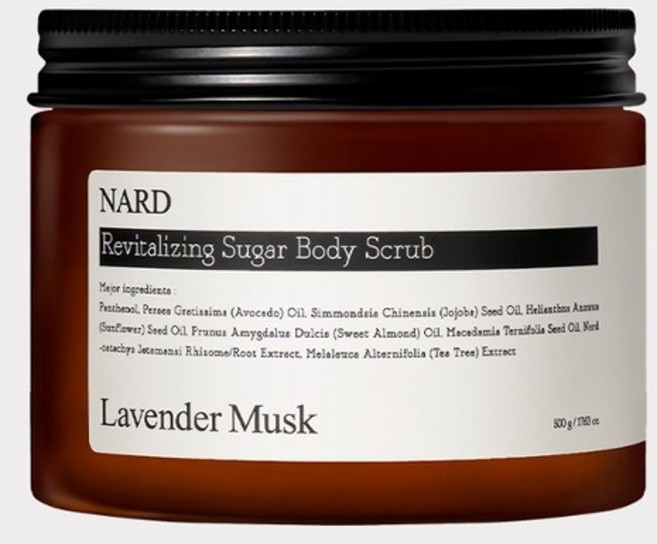 NARD 砂糖身體磨砂膏 【薰衣草麝香】, 1個