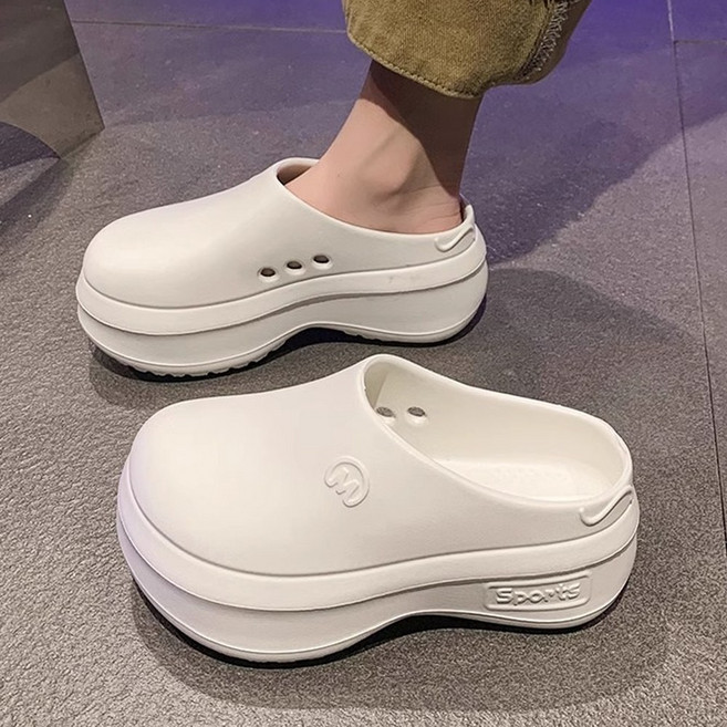 미끄럼방지 방수 주방화 슬리퍼 장마철 방수 간호사 학생 실내화 여성 슬리퍼