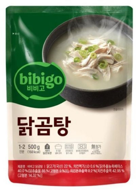 비비고 닭곰탕, 500g, 9개
