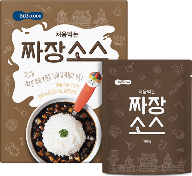 베베쿡 처음먹는 덮밥 소스, 짜장, 200g, 1개