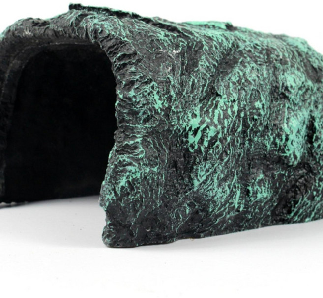 파충류 은신처 육지거북 애완용 숨숨집 동굴 일광욕 탱크 ns-17, 대형 코코넛쉘 매끄러운표면