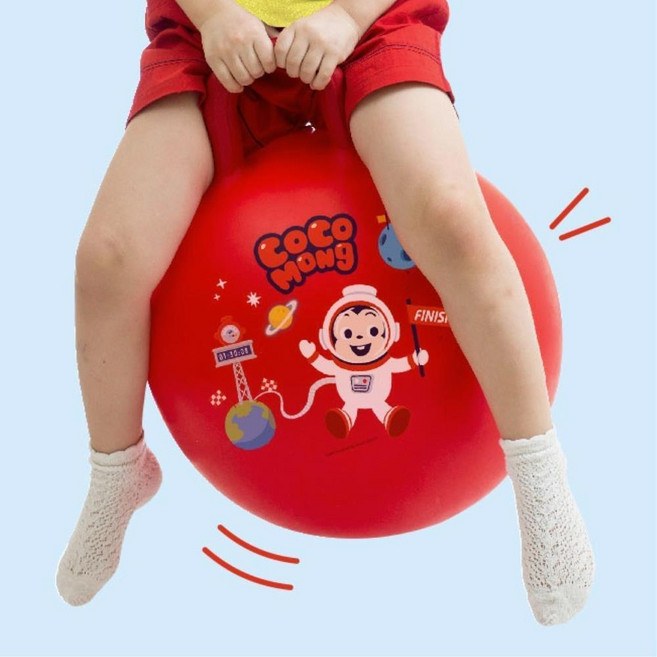 키즈카페 유아짐볼 손잡이점핑볼 코코몽 야외체육 아동점핑볼 EQ