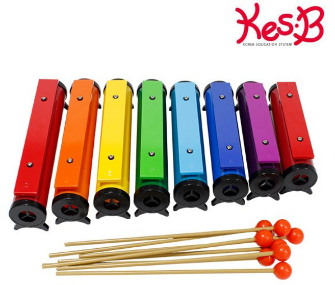 캐스B 맑은소리 고급 공명 실로폰 (1702) / 8음계 어린이악기, 8판, 1개