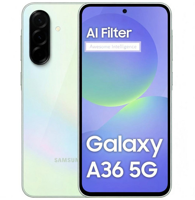 삼성전자 갤럭시 A36 5G 스마트폰 8GB, 라임, 256GB