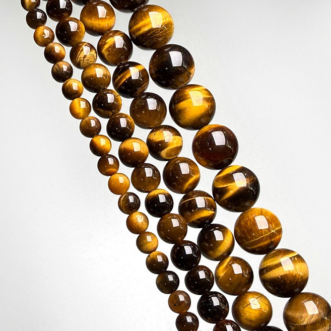 미라클스톤 AA 옐로우 호안석 라운드 팔찌만들기 비드 재료 원석비즈 부자재 beads, 4mm 한줄, 1개