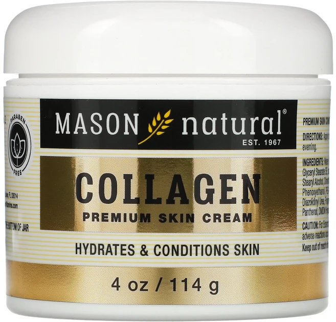 절실히 몸관리가필요한시기 Mason Natural 콜라겐 프리미엄 피부 크림 배 향 114g(4oz) 프리미엄할인상품입니다, MasonNatural콜라겐프리미엄피부크림배향114g4, 114g, 1 - 쿠팡