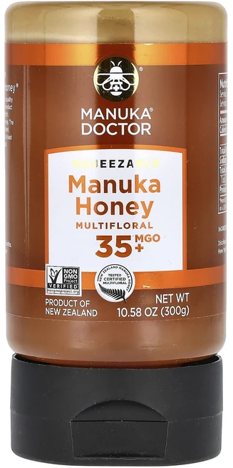몸관리하세요 겨울입니다 Manuka Doctor 마누카 잡화꿀 짜서 먹을 수 있는 잡화꿀 MGO 35+ 300g(10.58oz) 특별관리진행, ManukaDoctor마누카잡화꿀짜서먹을수있는잡화꿀MG - 쿠팡