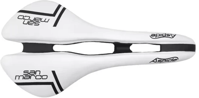 San Marco Aspider 도로 자전거 안장 도시 사이클링 경쟁 와이드 Selle 남자 자전거 안장 중공 Mtb 산악 자, 08 white-black