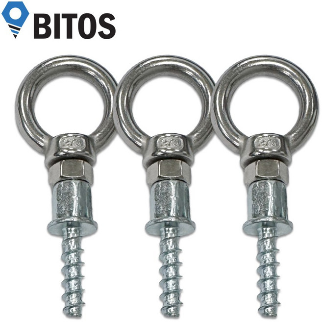 삼부 3/8인치 스텐 아이볼트 아이너트 세트앙카 스트롱앙카 전산스크류 세트상품, 1세트