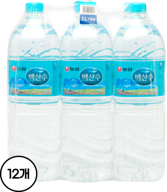 백산수, 2L, 12개