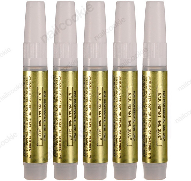 일제 골드 글루 2g x 5개 / NTP 네일 글루 / 수입 라이트 글루