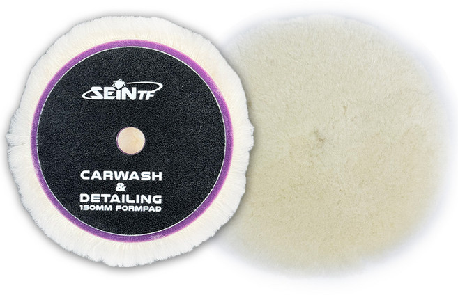 세인 호주산 순 양모 차량용 광택 폴리싱 패드 고밀도 초벌용, 깊은 흠집용