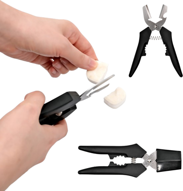 때깔좋은집 식세기세제커터 고체세제 커팅 소분 밤 껍질 까기 칼 다용도 블랙, 1개