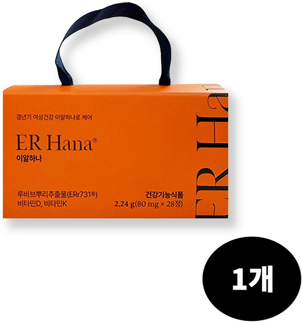 갱년기엔 이알하나(ERr731) 1박스, 1개, 28정